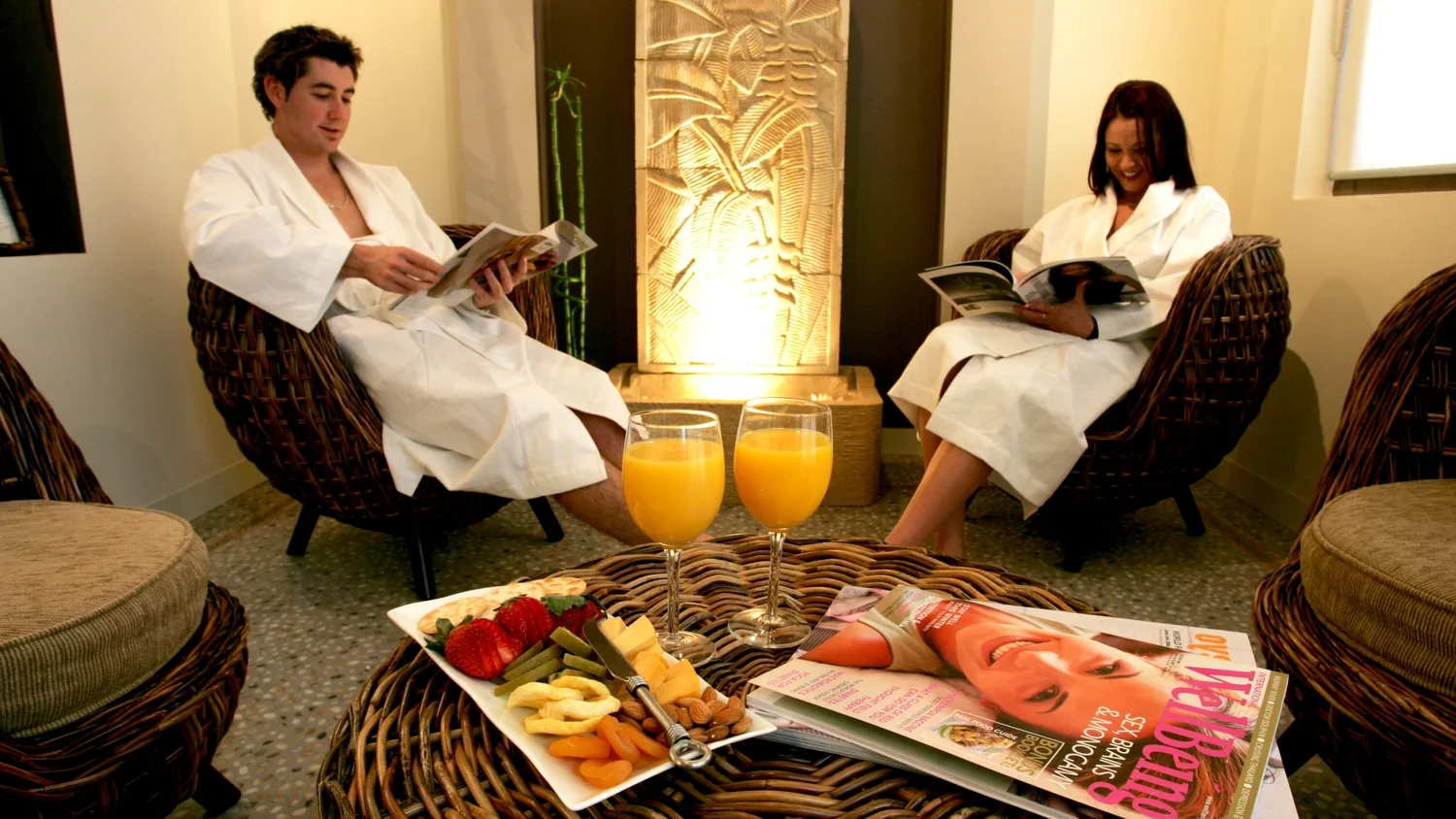 The relaxation lounge